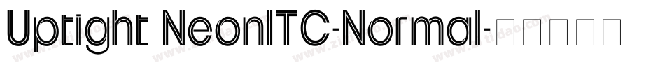 Uptight NeonITC-Normal字体转换